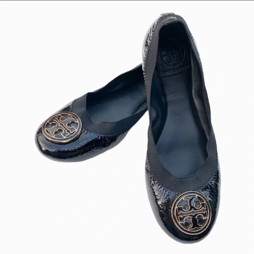 EUC Tory Burch Patent Leather Caroline Ballet flats